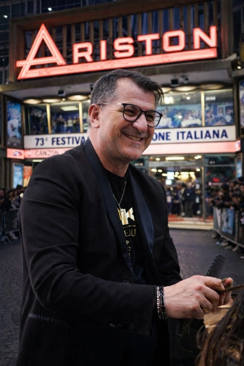 Sanremo 2026: i segreti dei capelli sul palco con Leno Romeo